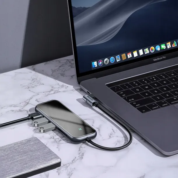 baseus-adapter-hub-usb-c-hdmi-micro-sd-cahub-cz0g-stan-nowy