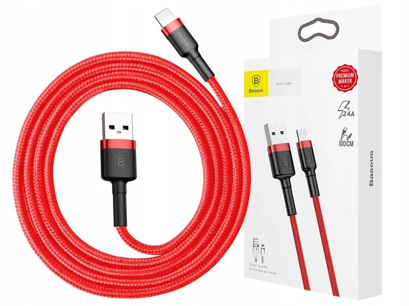 baseus-kabel-lightning-1-5a-2m-calklf-c09-red-stan-nowy