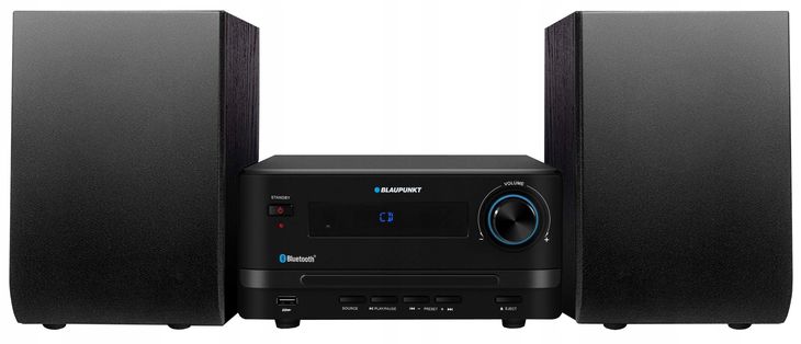 ﻿WIEŻA STEREO BLAUPUNKT MS14BT BLUETOOTH CD MP3 RADIO USB LED PILOT