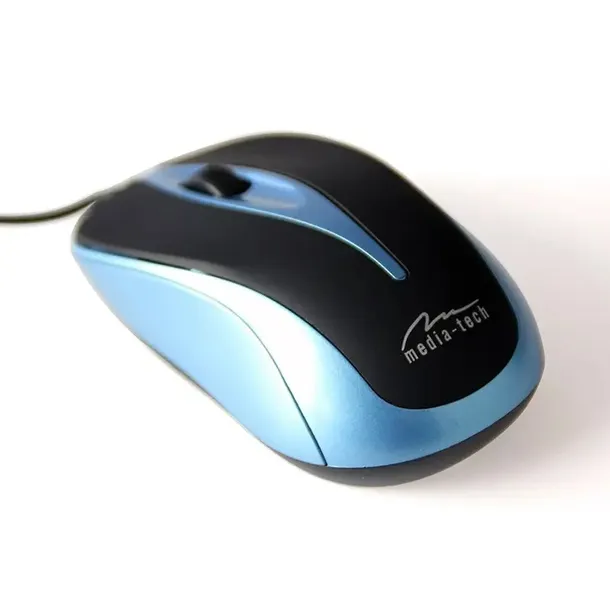 mysz-media-tech-plano-niebieska-usb-stan-nowy