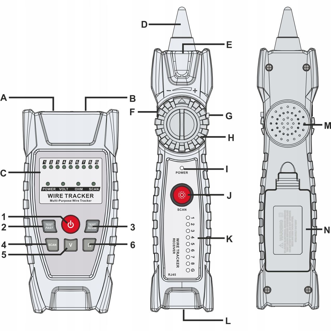 №203 №179 確認用 TESTER KABLI SZUKACZ PAR PRZEWODÓW WYKRYWACZ KABLI