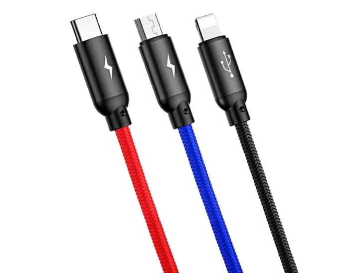 kabel-baseus-3w1-iphone-micro-usb-usb-c-3-5a-three-primary-120cm-stan-nowy-dlugosc-przewodu-1-2-m