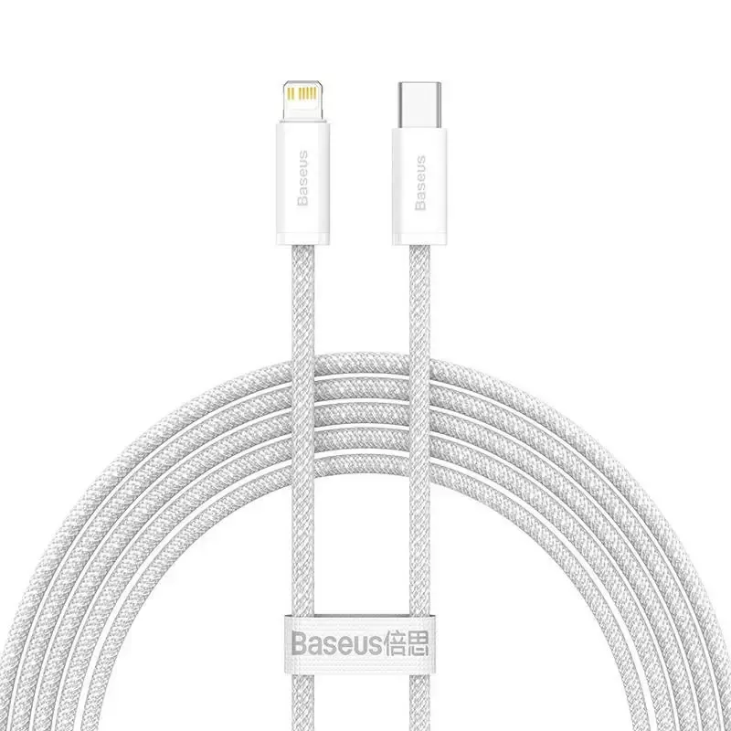 kabel-usb-c-do-lightning-baseus-dynamic-series-20w-2m-bialy