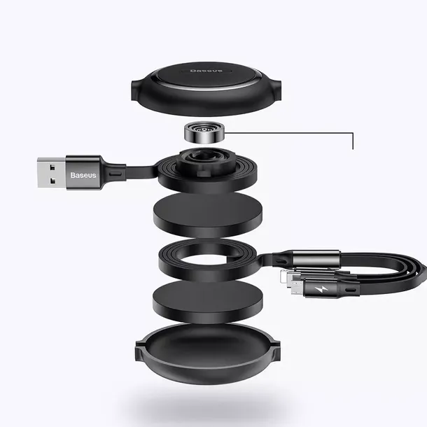 baseus-golden-loop-rozwijany-kabel-3w1-usb-micro-usb-lightning-usb-c-stan-nowy-kolor-czarny