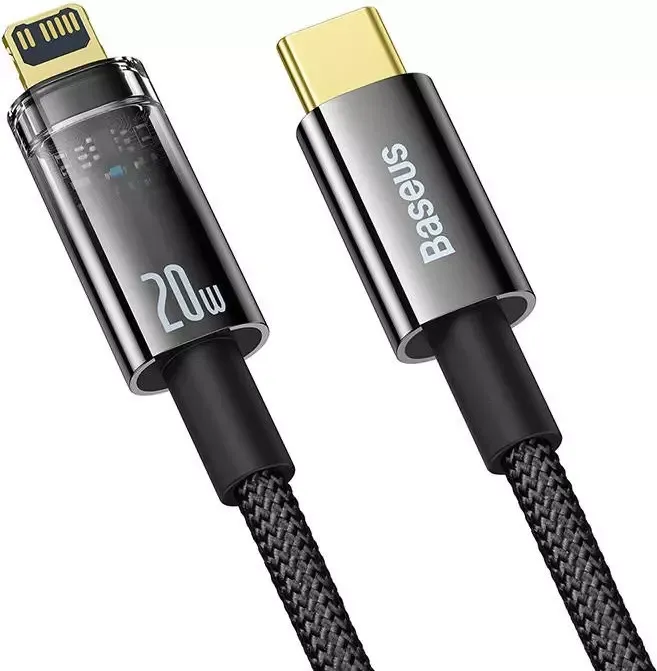 kabel-baseus-explorer-usb-c-lightning-20w-2m-czarny