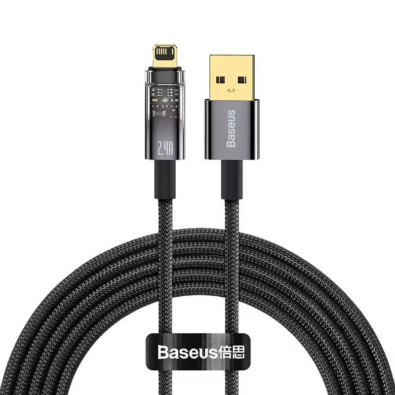 kabel-usb-do-lightning-baseus-explorer-2-4a-2m-czarny