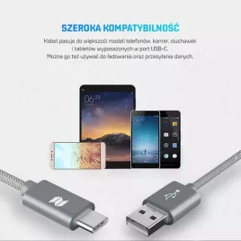 rock-space-c2-kabel-usb-c-typ-c-nylonowy-2m-15a