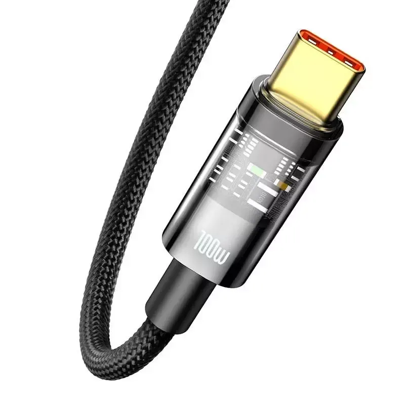kabel-usb-do-usb-c-baseus-explorer-100w-1m-czarny-stan-nowy