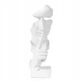 biala-figurka-dekoracyjna-cisza