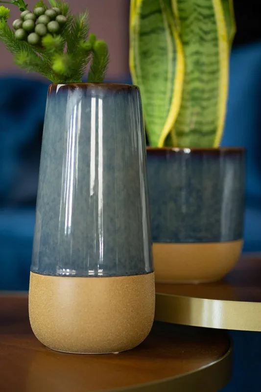 oryginalny-niebieski-wazon-ceramiczny