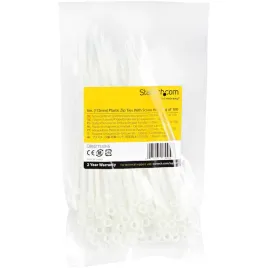 opaski-kablowe-startech-cbmzts10n6-bialy