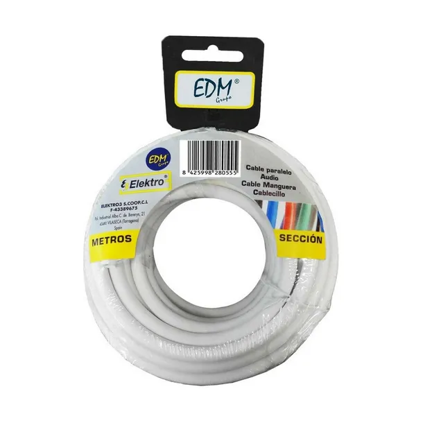 kabel-edm-bialy-25-m