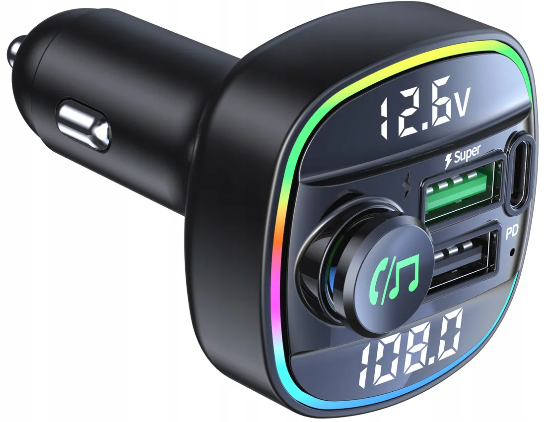 samochodowy-transmiter-vordon-fm-bt-usb-usb-c-stan-nowy