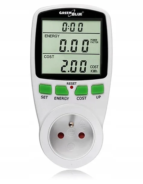 greenblue-programator-licznik-watomierz-timer-stan-nowy