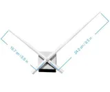 zegar-scienny-diy-cubic-srebrny-stan-nowy