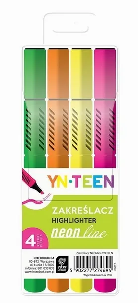interdruk-zakreslacze-4kol-neoline-marka-interdruk