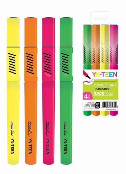 interdruk-zakreslacze-4kol-neoline-kolor-rozne-kolory