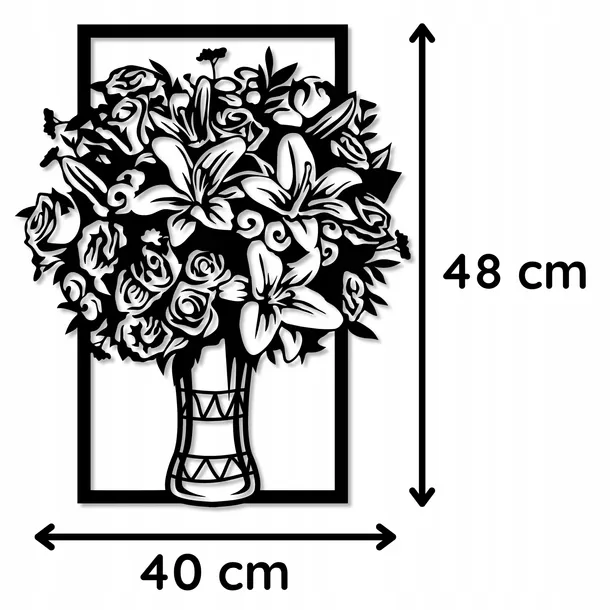 bukiet-kwiatow-panel-scienny-dekoracja-azurowa-3d-format-pionowy