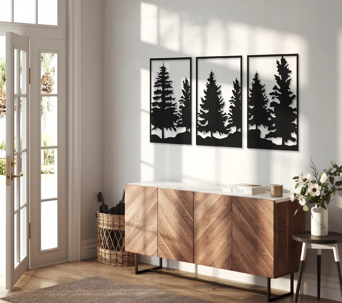 las-obraz-azurowy-dekoracja-scienna-panel-3d-120cm