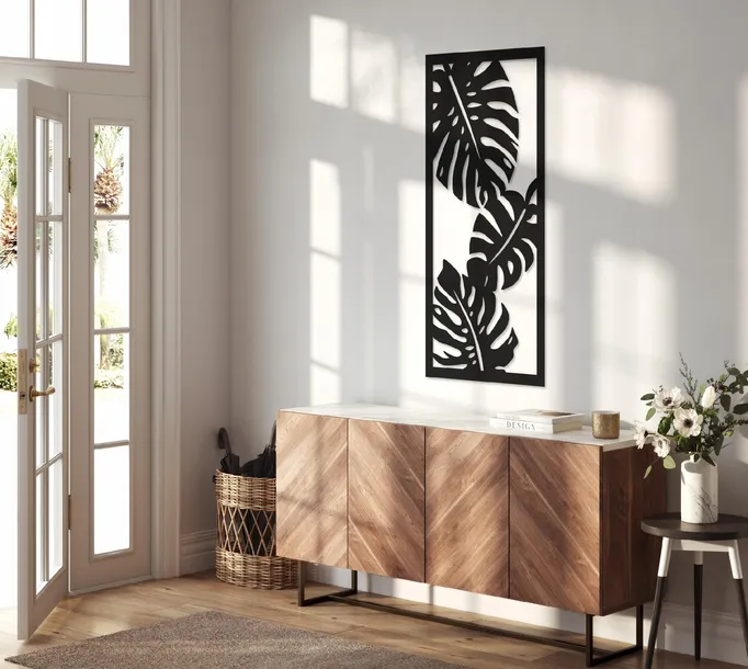monstera-panel-azurowy-dekoracja-scienna-azur-stan-nowy