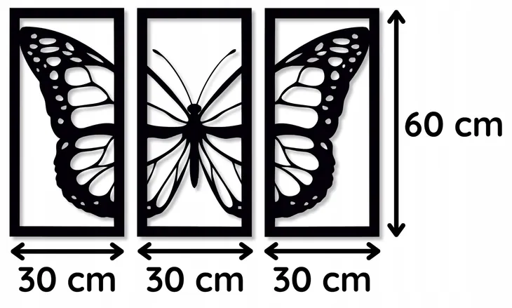 obraz-azurowy-motyl-dekoracja-scienna-panel-motyle-material-wykonania-inny