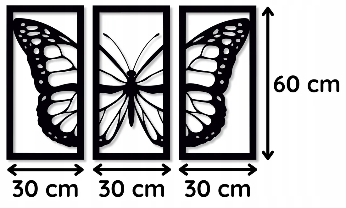 obraz-azurowy-motyl-dekoracja-scienna-panel-motyle