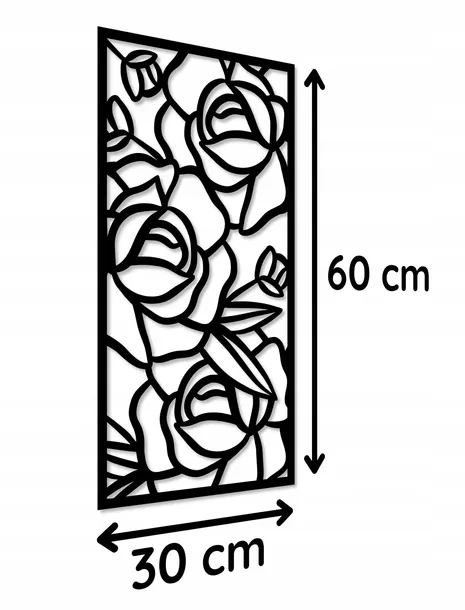 ozdoba-azurowa-panel-scienny-3d-dekoracja-kwiaty-waga-z-opakowaniem-1-kg