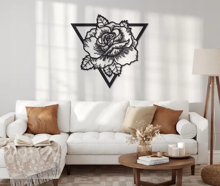 panel-azurowy-roza-dekoracja-scienna-do-kuchni-3d-format-poziomy