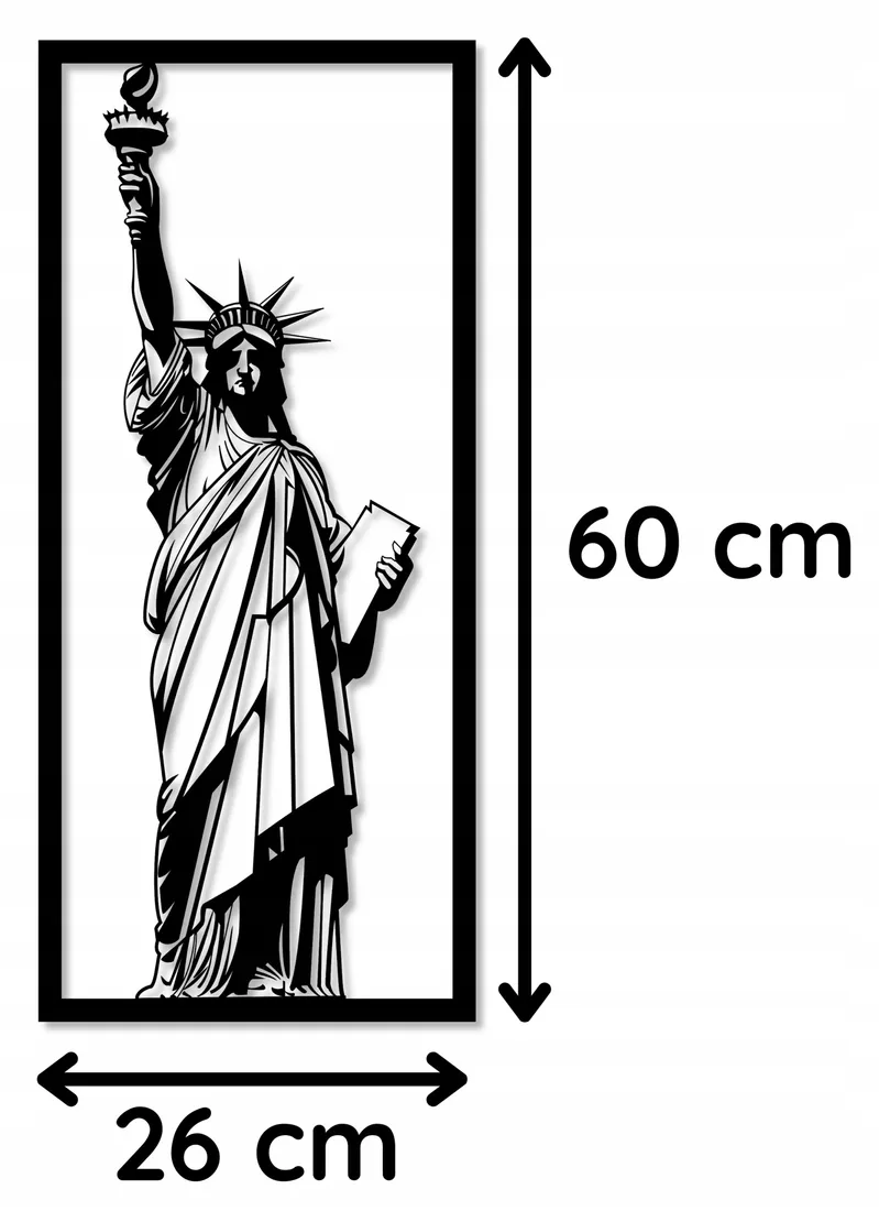 statua-wolnosci-dekoracja-scienna-panel-scienny