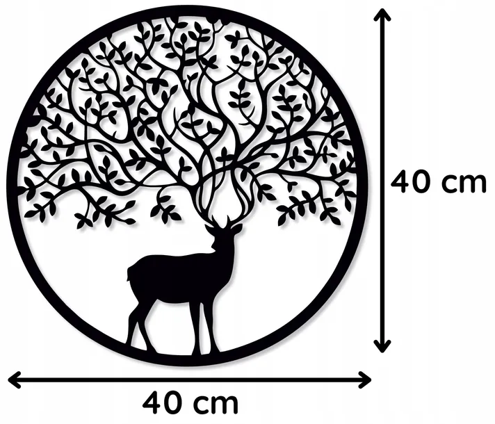 azurowa-dekoracja-panel-scienny-jelen-ozdoba-3d-format-poziomy