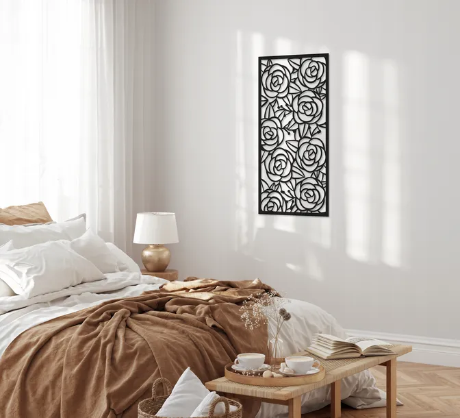 azurowa-dekoracja-scienna-3d-roze-panel-scienny-xl-stan-nowy