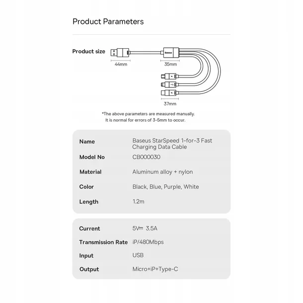 kabel-usb-3w1-baseus-przewod-usb-c-micro-usb-1-2m-stan-nowy-zlacza-usb-usb-typ-c-microusb-lightning