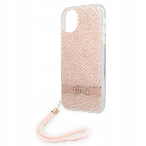 guess-do-iphone-11-pink-hardcase-4g-print-strap-stan-nowy