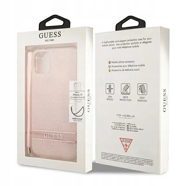 guess-do-iphone-11-pink-hardcase-4g-print-strap-stan-nowy-kolor-rozowy