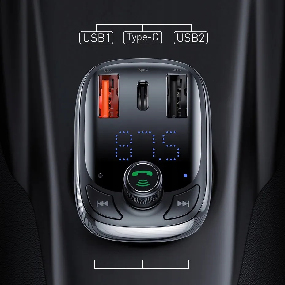 baseus-transmiter-fm-bluetooth-ladowarka-qc-3-0-pd-stan-nowy