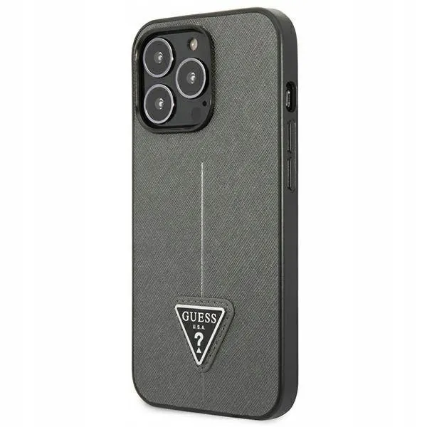 guess-saffiano-triangle-logo-case-etui-iphone-14-stan-nowy