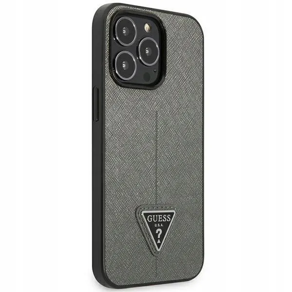 guess-saffiano-triangle-logo-case-etui-iphone-14-stan-nowy