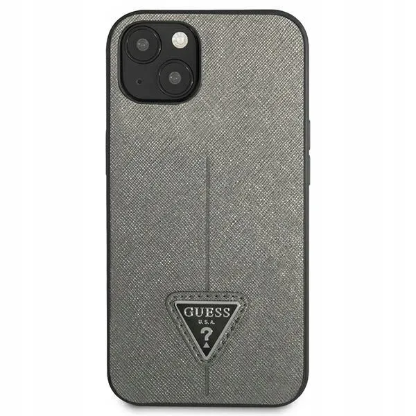 guess-saffiano-triangle-logo-case-etui-iphone-14