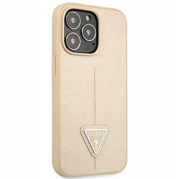 guess-saffiano-triangle-logo-case-etui-iphone-14-stan-nowy