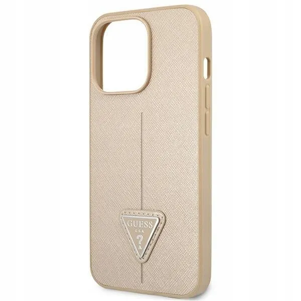 guess-saffiano-triangle-logo-case-etui-iphone-14-stan-nowy