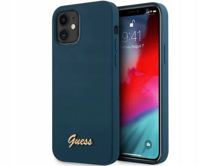etui-do-iphone-12-mini-guess-metal-logo-script-kod-producenta-guhcp12slslmgbl
