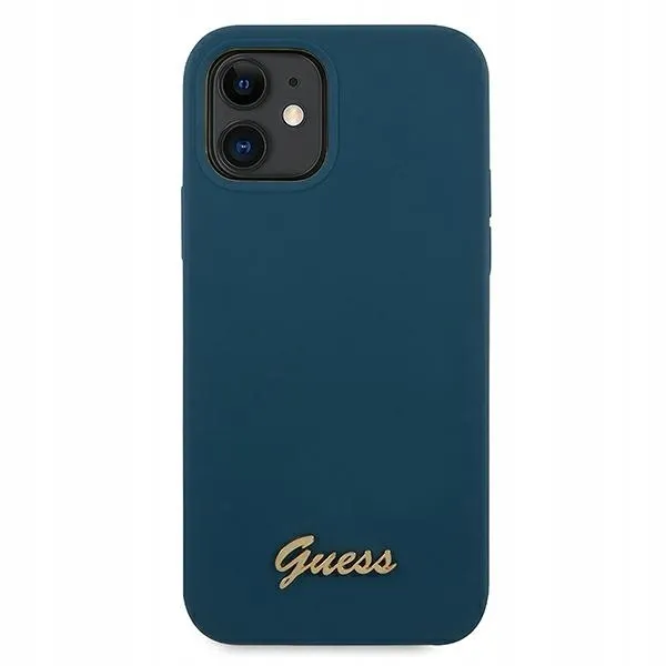 etui-do-iphone-12-mini-guess-metal-logo-script-stan-nowy-kolor-niebieski