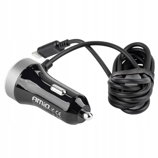 ladowarka-samochodowa-iphone-lightning-2x-usb-2-4a-kolor-czarny