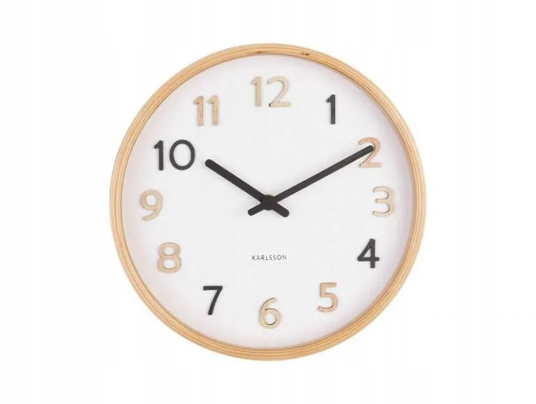 zegar-scienny-na-sciane-pure-drewno-22-cm-stan-nowy