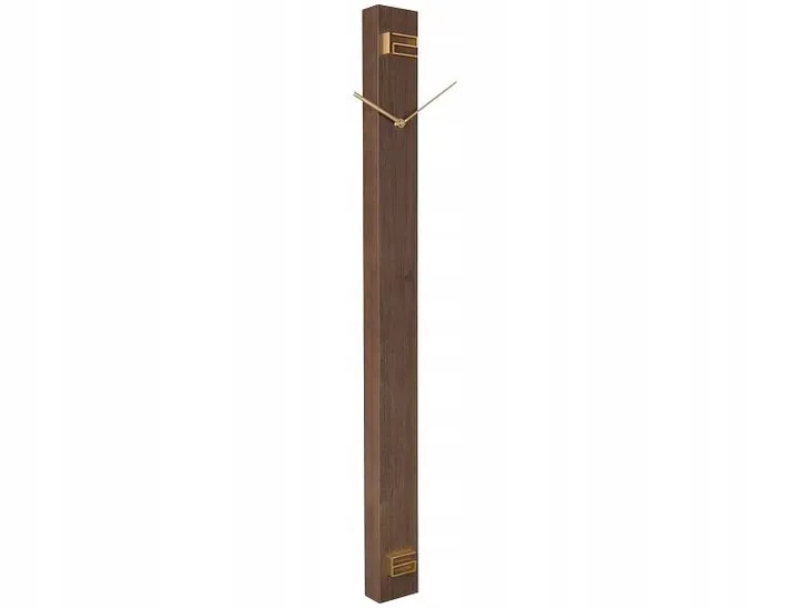 zegar-scienny-discreet-long-brazowy-stan-nowy