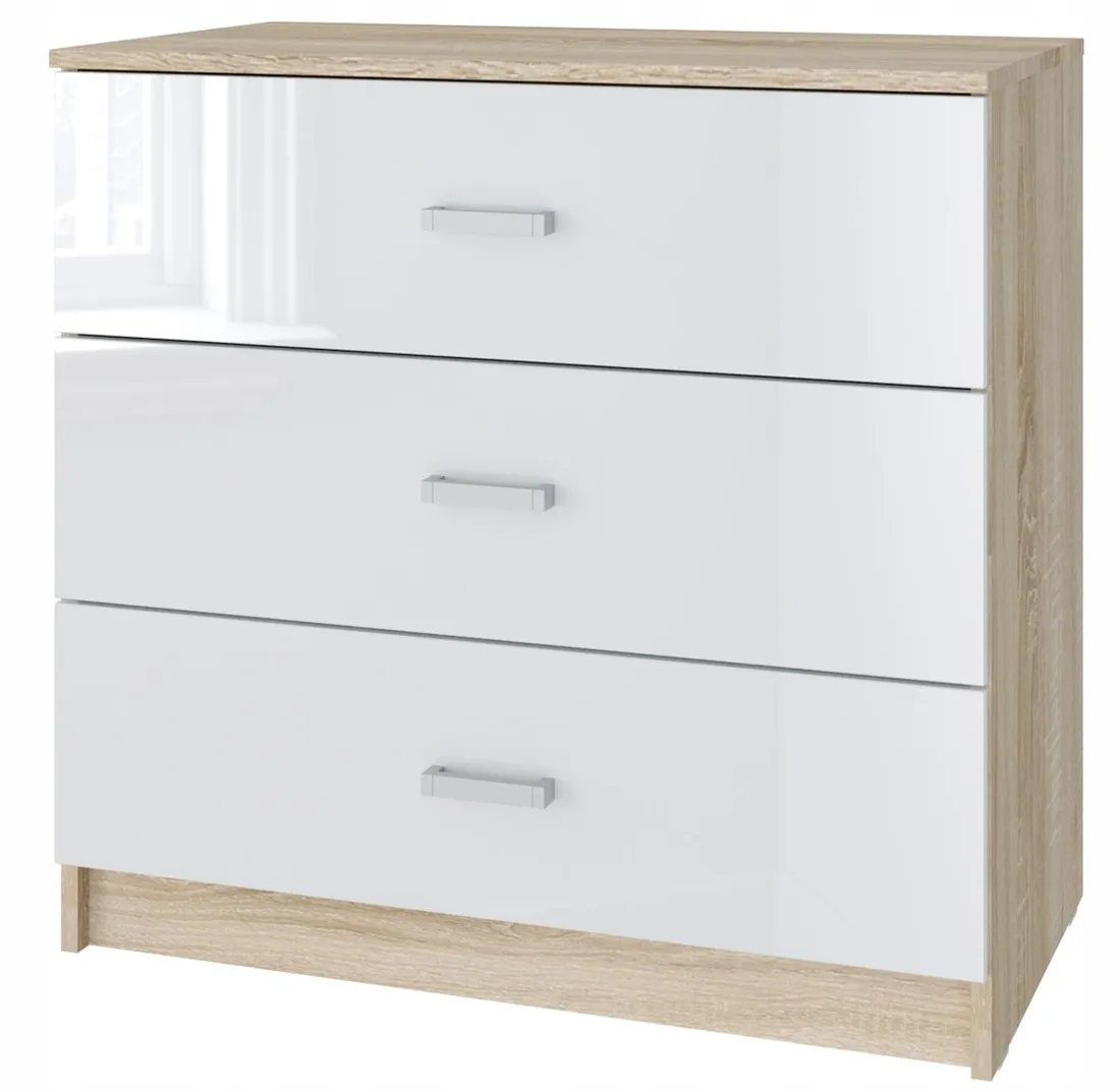 komoda-3s-basic-80x77x40cm-sonoma-bialy-polysk