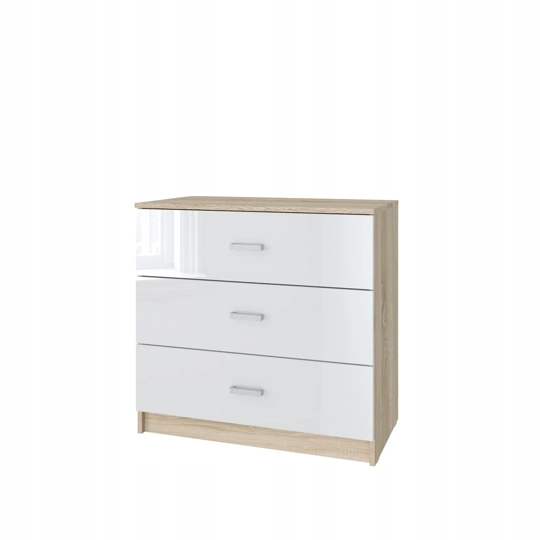 komoda-3s-basic-80x77x40cm-sonoma-bialy-polysk