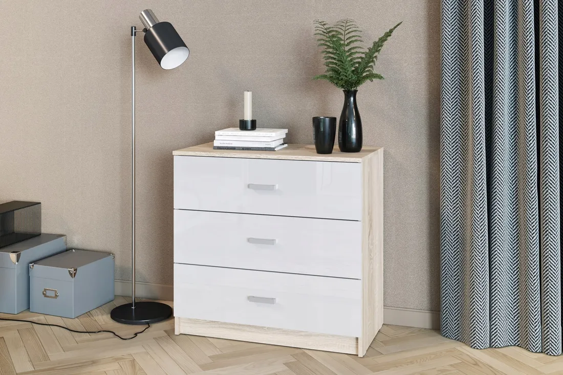 komoda-3s-basic-80x77x40cm-sonoma-bialy-polysk