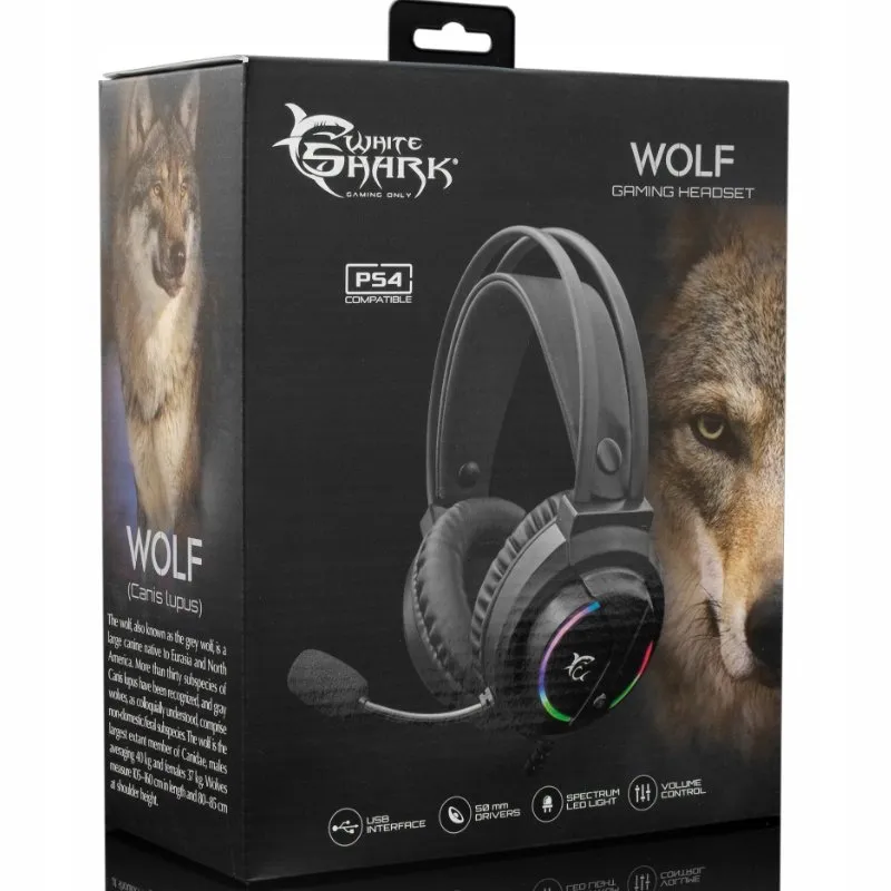 whiteshark-sluchawki-gamingowe-wolf-stan-nowy