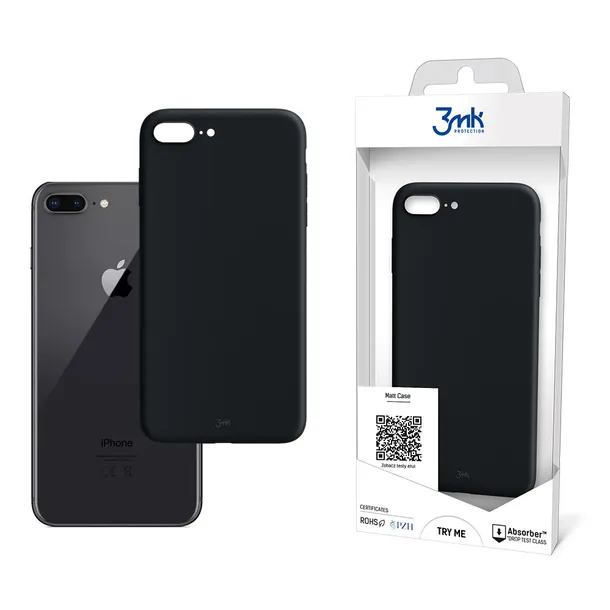 apple-iphone-8-plus-3mk-matt-case-black